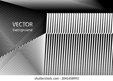 Resumen de fondo de líneas de medio tono, patrón dinámico geométrico, textura de diseño vectorial moderno para tarjeta, banner, cubierta, afiche, volante.