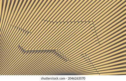 Abstract halftone lines background, geometric dynamic pattern, vector modern design texture.