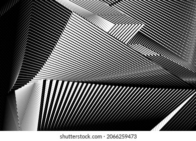 Abstract halftone lines background, geometric dynamic pattern, vector modern design texture.