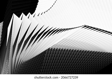 Abstract halftone lines background, geometric dynamic pattern, vector modern design texture.
