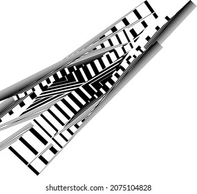 Abstract halftone lines background, geometric dynamic pattern, vector modern design texture.