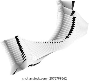 Abstract halftone lines background, geometric dynamic pattern, vector modern design texture.