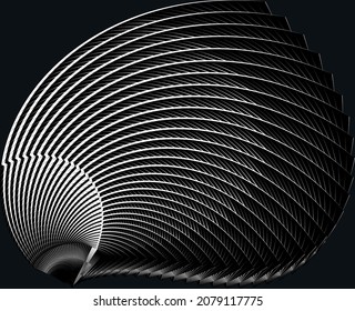 Abstract halftone lines background, geometric dynamic pattern, vector modern design texture.