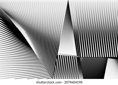Abstract halftone lines background, geometric dynamic pattern, vector modern design texture.
