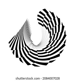 Abstract halftone lines background, geometric dynamic pattern, vector modern design texture.
