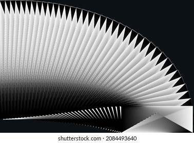 Abstract halftone lines background, geometric dynamic pattern, vector modern design texture.