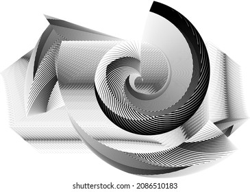 Abstract halftone lines background, geometric dynamic pattern, vector modern design texture.