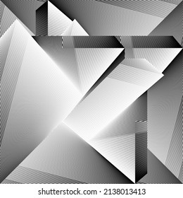 Abstract halftone lines background, geometric dynamic pattern, vector modern design texture.