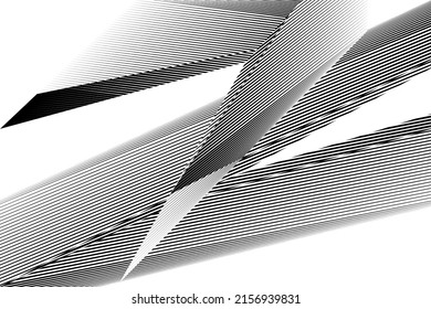 Resumen de fondo de líneas de medio tono, patrón dinámico geométrico, textura de diseño moderno vectorial.