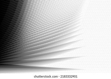 Abstract halftone lines background, geometric dynamic pattern, vector modern design texture.