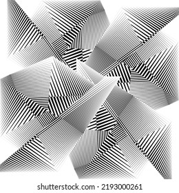 Abstract halftone lines background, geometric dynamic pattern, vector modern design texture.