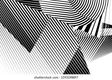 Abstract halftone lines background, geometric dynamic pattern, vector modern design texture.