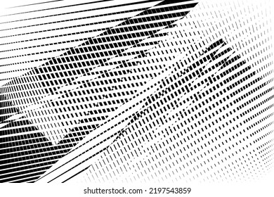 Resumen de fondo de líneas de medio tono, patrón dinámico geométrico, textura de diseño moderno vectorial.