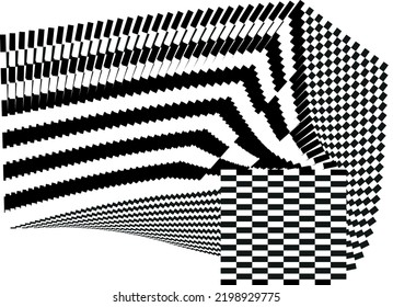 Resumen de fondo de líneas de medio tono, patrón dinámico geométrico, elemento de diseño vectorial.