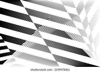 Abstract halftone lines background, geometric dynamic pattern, vector modern design texture for card, banner, poster, cover, flyer.