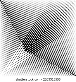 fondo de líneas de semitono abstracto patrón dinámico geométrico textura vectorial