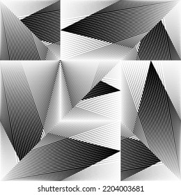 abstract halftone lines background geometric dynamic pattern vector texture