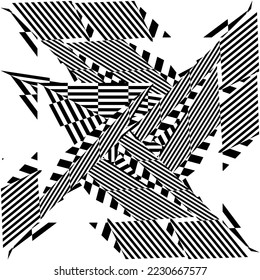 abstract halftone lines background geometric dynamic pattern vector texture