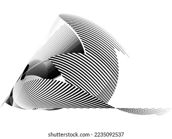 abstract halftone lines background, geometric dynamic pattern, vector modern design element