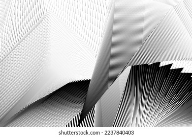 fondo abstracto de líneas de medio tono, patrón dinámico geométrico, textura de diseño vectorial moderno