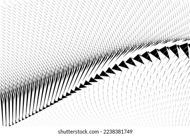 abstract halftone lines background, geometric dynamic pattern, vector texture