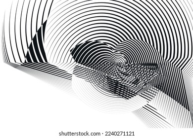 abstract halftone lines background, geometric dynamic pattern, vector modern design texture