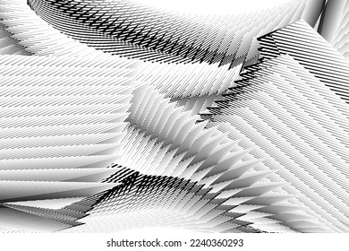 abstract halftone lines background, geometric dynamic pattern, vector modern design texture