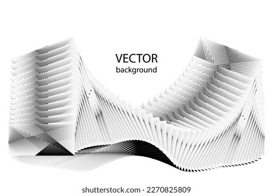 abstract halftone lines background, geometric dynamic pattern, vector modern design texture