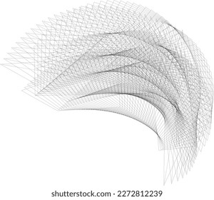 abstract halftone lines background, geometric dynamic pattern, vector modern design texture