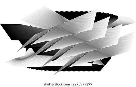 fondo abstracto de líneas de medio tono, patrón dinámico geométrico, textura de diseño vectorial moderno