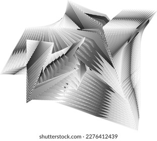 abstract halftone lines background, geometric dynamic pattern, vector modern design texture