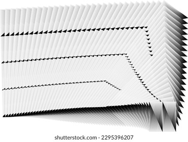 abstract halftone lines background, geometric dynamic pattern, vector modern design black and white texture