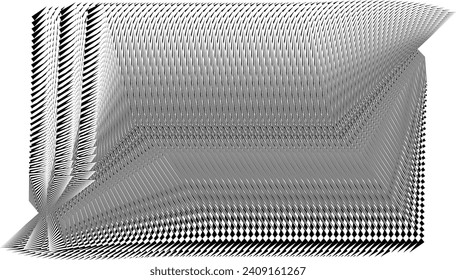 abstract halftone lines background, geometric dynamic pattern, vector modern design texture