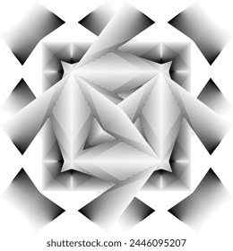 abstract halftone lines background, geometric dynamic pattern, vector modern design element