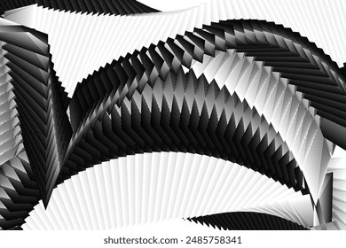 abstract halftone lines background, geometric dynamic pattern, vector modern design element