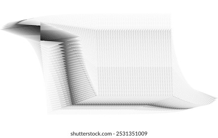 abstract halftone lines background, geometric dynamic pattern, vector modern design texture