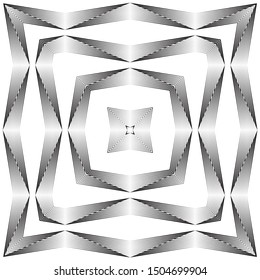 Abstract halftone lines background, minimal geometric dynamic pattern, vector modern design black and white texture.