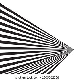 Abstract halftone lines background, minimal geometric dynamic pattern, vector modern design black and white texture.