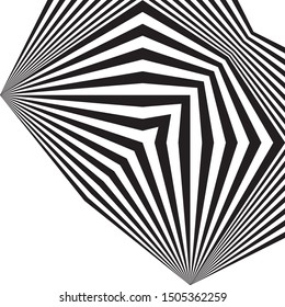 Abstract halftone lines background, minimal geometric dynamic pattern, vector modern design black and white texture.