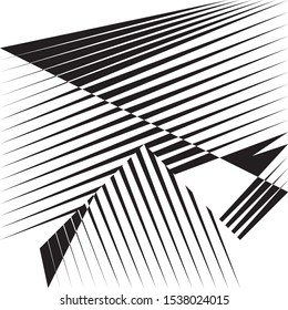 Abstract halftone lines background, minimal geometric dynamic pattern, vector modern design texture.