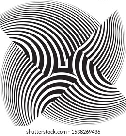 Abstract halftone lines background, minimal geometric dynamic pattern, vector modern design texture.