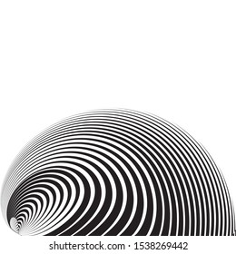Abstract halftone lines background, minimal geometric dynamic pattern, vector modern design texture.