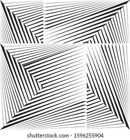 Abstract halftone lines background, minimal geometric dynamic pattern, vector modern design texture.