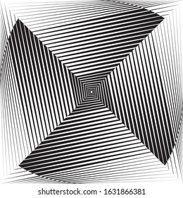 Abstract halftone lines background, minimal geometric dynamic pattern, vector modern design texture.