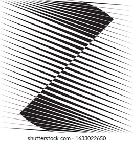 Abstract halftone lines background, minimal geometric dynamic pattern, vector modern design texture for card, cover, poster, decoration.