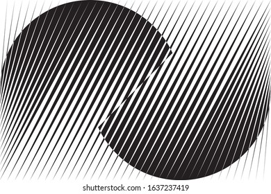 Abstract halftone lines background, minimal geometric dynamic pattern, vector modern design texture for card, cover, poster, decoration.