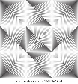 Fondo abstracto de líneas de medio tono, patrón dinámico geométrico mínimo, textura vectorial moderna de diseño para tarjeta, tapa, afiche, decoración.