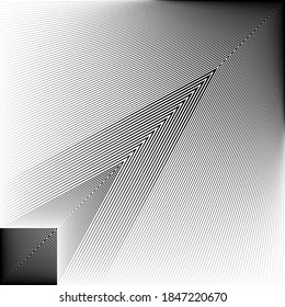 Abstract halftone lines background, minimal geometric dynamic pattern, vector modern design texture for card, cover, poster, decoration.