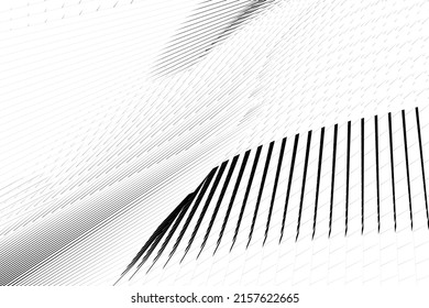 Abstract halftone lines background, minimal geometric pattern, vector modern design texture.