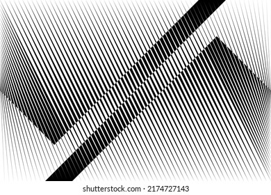 Abstract halftone lines background, minimal geometric dynamic pattern, vector modern design texture.